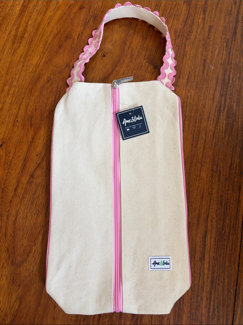 Ame & Lulu canvas shoe tote.
